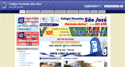 Desktop Screenshot of cvsaojose.com.br